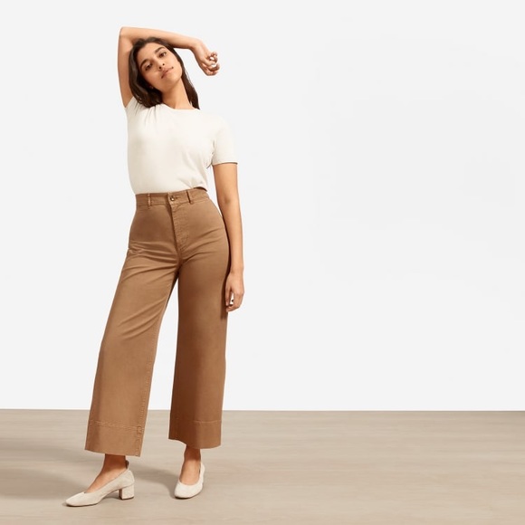 Everlane The Italian Leather Day Heels in Cream Suede 7 S41 - Picture 2 of 13